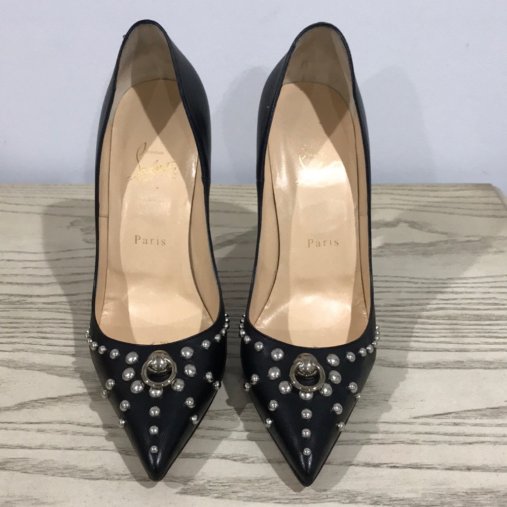Christian Louboutin Door Knock 120 Kid Pumps